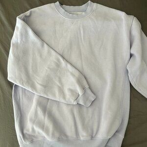 Aritzia TNA cozy fleece perfect crew sweatshirt
